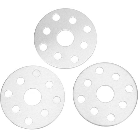 Tbest 3 piezas Polea de bomba de agua, kit espaciador de ventilador de polea de bomba de agua, kit de calzas de polea de bomba de agua de repuesto para SBC BBC 327 350 427 454 302. (1/5)