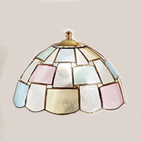 Paralume Madreperla Decorato Multicolor D. 23Cm (1/2)