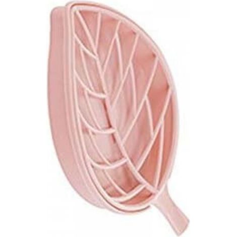 Récipient à Savon Disque de Savon, matériau PP, Double Savon avec Rack de vidange, pour Salle de Bain Compteur de Cuisine ou lavabo (Color : Pink) (1/5)