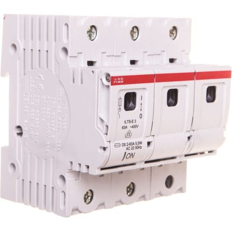 Interruptor fusible 3P 63A D02 ilts-E3 2CDE103001R1901