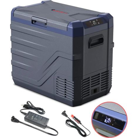 Tragbare Kühl- und Gefrierbox mit Kompressor 12V/24V 100/220V 50 Liter Promolink