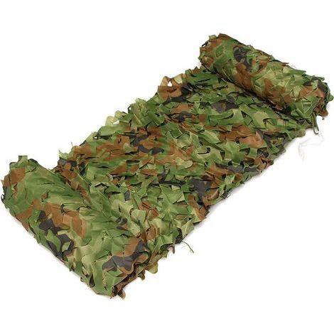 Filet de Camouflage Militaire Grande Taille Parfaits voile d'ombrage camouflage filet d'ombrage pour Chasse,Ombrage,Camouflage Décoration,Parasol,Terrasse Protection Solaire-Filet de camouflage 2x3m (1/5)