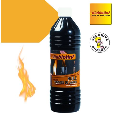 Antorcha de bambú especial con aceite de parafina y citronela ACTO (1/2)