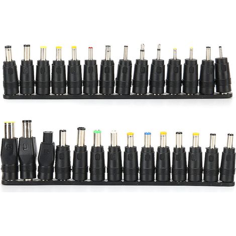 28pcs Adaptateur d'alimentation DC Conseils 5.5x2.1mm Femelle Universel Charge Conversion Tête (1/5)