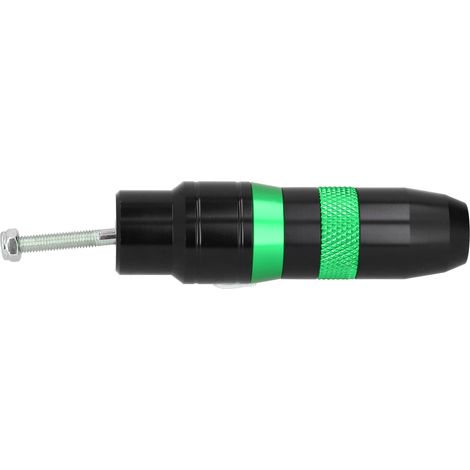 Protection anti-chute universelle en alliage d'aluminium pour pot d'échappement de moto (vert) (1/5)