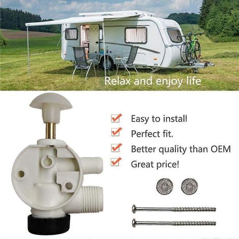 Pièce de rechange pour les vannes de chasse d'eau des toilettes de camping-cars 385314349 (1/4)