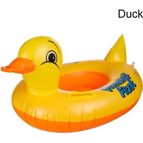 canard - Siège Flottant Gonflable Pour Bébé De 0 À 5 Ans, Avec Poignée, Canard Jaune, Anneau De Natation, Pis (1/4)