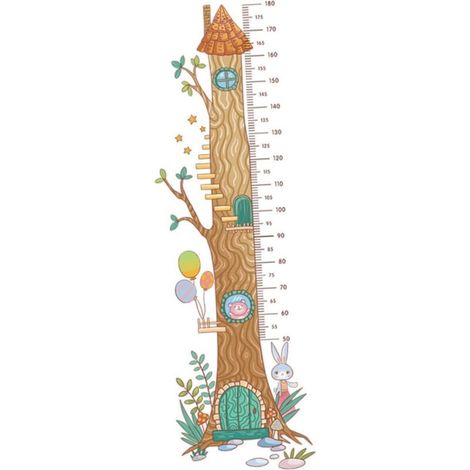 Bardusch-Toise De Croissance Autocollante Pour Garçon Fille Règle Murale De Hauteur Mesure Pour Chambre (1/5)