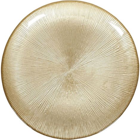 Lot de 6 Assiettes à Dessert "Royal" 21cm Or (1/2)