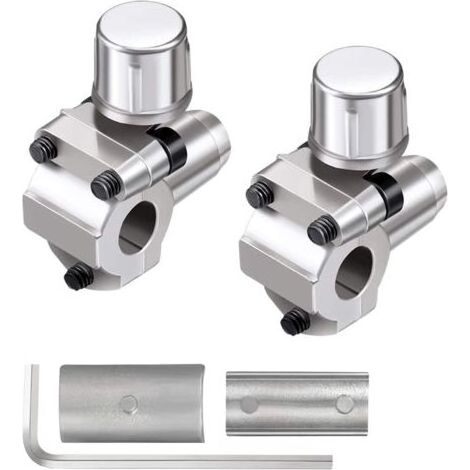 2 Pièces BPV31 Kits de Valve de Robinet Perçant Climatisation Pièces de Réfrigérateur Valve Réglable pour Tubes de 1/4, 5/16, 3/8 Pouces (1/5)