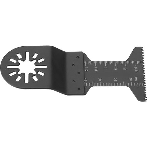 Kit de 20 lames de scie oscillantes multifonctions en acier à haute teneur en carbone de 43 mm pour la réparation et la découpe (1/5)