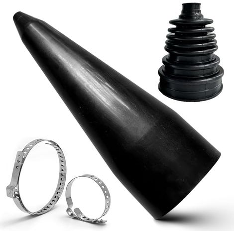 Kit Soufflet Transmission - 1 Paire - Caoutchouc Renforcé - Outil Montage Inclus - Véhicules Universels - Colliers Inox Réglables (1/5)