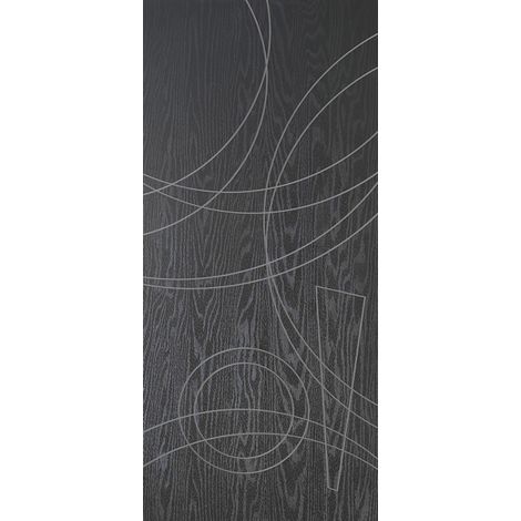 Pannello Pantografato Grigio per Porta Blindata da Esterno in Vetroresina Madrid (1/3)