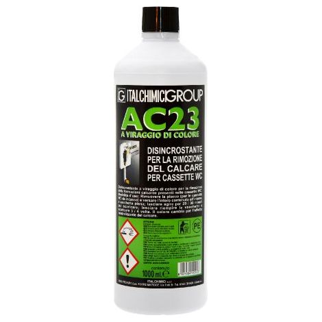 12 x DISINCROSTANTE AC23 P/CASSETTA WC 1 L