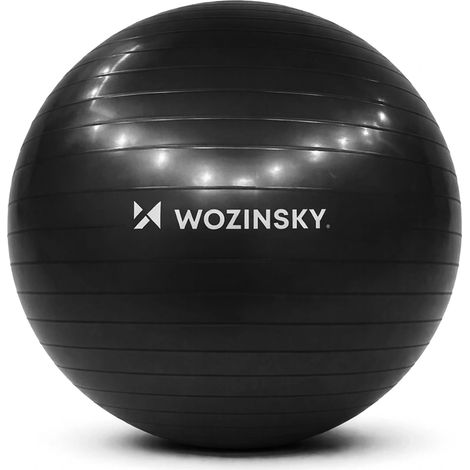Wozinsky WGB65BB Gymnastikball 65 cm - Schwarz (1/4)