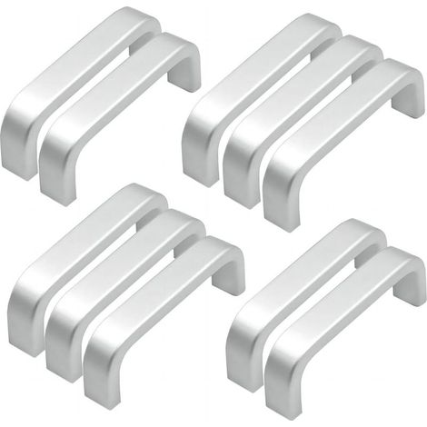 (64 mm), 10 Stück Mini-Aluminium-Küchenschranktürgriffe, Schrankschubladengriffe, Schlafzimmermöbelgriffe (1/5)