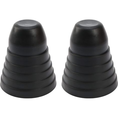Sollbry 2pcs Universel Phare LED Voiture Cache-poussière Caoutchouc Étanche Anti-poussière Phare Capuchon 5-7cm Xénon Flexible Voiture Phare Boîtier Coque Capuchon