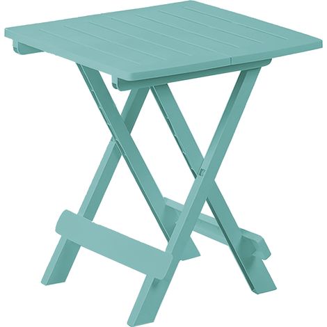Table pliante ADIGE Turquoise 44x44xh 50 cm