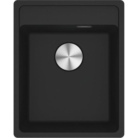 Franke Einbaubecken Maris MRG 610-37 A Fragranit Black Matt Excenterbedienung (1/3)