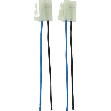 Ortviai Connecteur de faisceau pour ventilateur de refroidissement électrique, 2 pièces, 2 broches, 18 AWG, universel