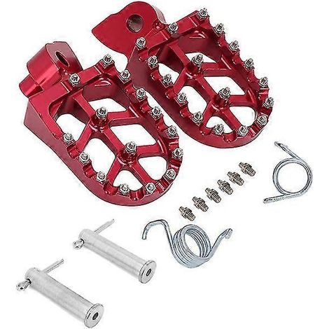 Motorrad-Fußrasten-Stifte für Gas Gas EC 50, 125, 200, 250, 300, 450, 515, EC125, EC200, EC250, EC300, EC450, EC515 (1997–2015) – Set Rot (1/5)