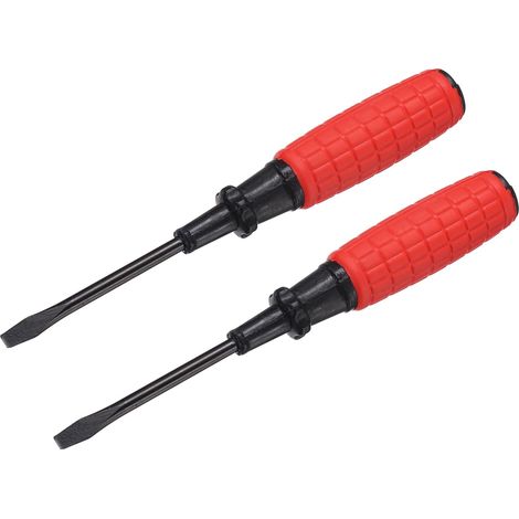 2pcs SL4 Tournevis À Tête Plate 5.3" Longueur Acier 45 (1/5)