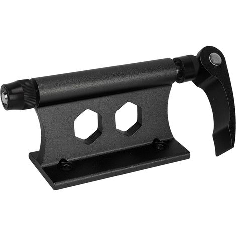 Support de fourche de vélo à dégagement rapide en alliage d'aluminium, pour le transport et le rangement sur camions, fourgonnettes et SUV (noir). (1/5)