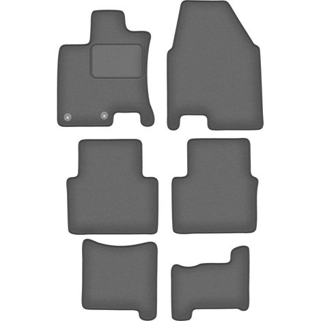 Tapis de sol en graphite pour crossover Nissan Qashqai +2 (2008-2013) (1/5)
