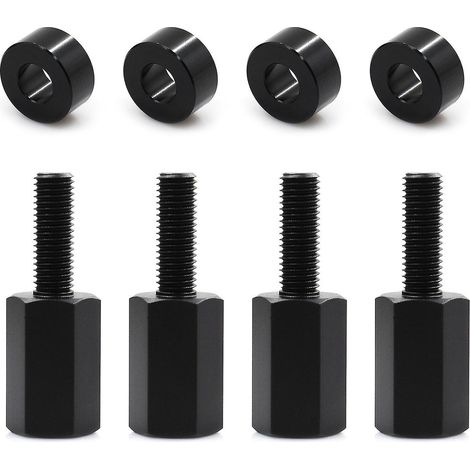 Ensemble de 4 rehausseurs de siège rembourrés de 3,8 cm et 5 cm d'épaisseur, compatibles avec le rehausseur de siège du VTT Can-Am Maverick X3.