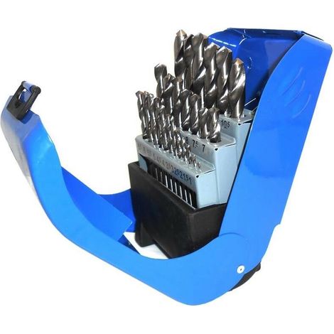 Kit 25 Punte Trapano In Metallo Lega Hss Punta Da 1 A 13 Mm Fresa Frese Forare