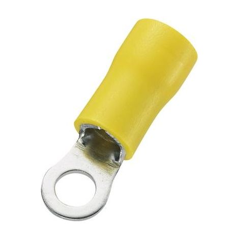 TRU COMPONENTS RV5.5-5 746628 SEZIONE MAX TERMINALE AD OCCHIELLO: 6 MM FORO: 4,3 MM PARZIALMENTE ISOLATO GIALLO 50 PZ
