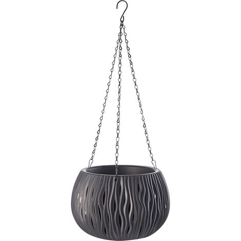 Pot de fleurs, diamètre 27 cm, hauteur 20 cm, pour intérieur et extérieur (1/5)