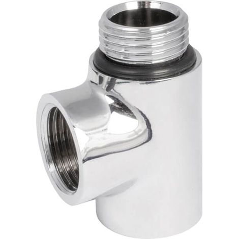 IDMAR 1/2″ Messing-T-Stücke für verchromte Heizelemente
