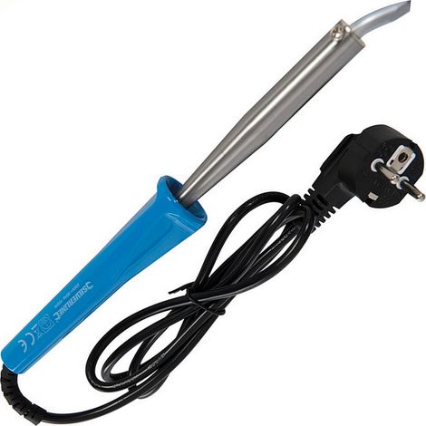 Fer à souder électrique 100W – Plage de température 500-550 °C – Panne coudée biseautée – Pour câbles haute intensité – HBM