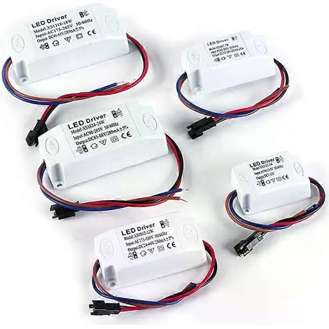 LED-Konstantstromtreiber 1–3 W, 4–7 W, 8–12 W, 13–18 W, 18–24 W, 280 mA, Netzteil für Lichttransformatoren für Downlight-Beleuchtung, AC 90–256 V (1/4)
