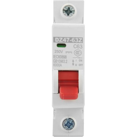 Miniatur-Photovoltaik-Leistungsschalter DC DZ47-63Z-1P 63A (1/5)