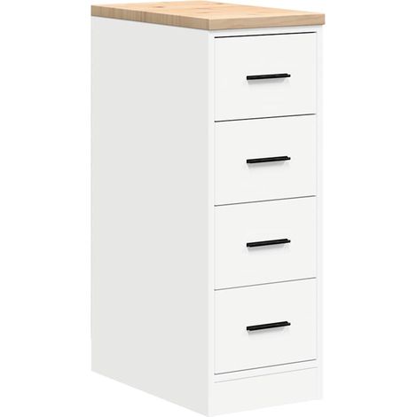 Maison Exclusive - Armoire de rangement de garage blanc 30x51x85 cm bois de pin