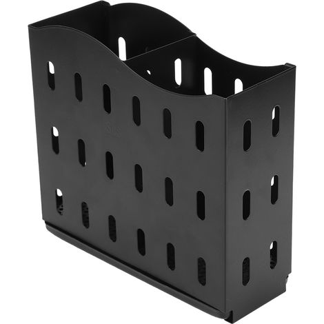 Porte-baguettes en acier inoxydable noir, panier égouttoir à couverts avec crochets, porte-ustensiles de cuisine (1/5)