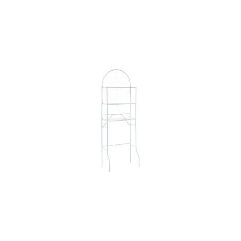Étagère de toilette, blanche, 60 x 33 x 174 cm - Crezuo (1/4)