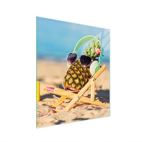 PLANCHE À DÉCOUPER EN VERRE 45x52 ANANAS (1/5)