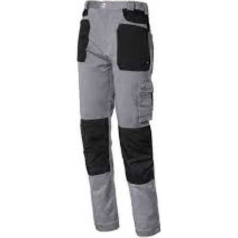 Pantalon ISSALINE stretch en caja gris/negro talla XS 8730B