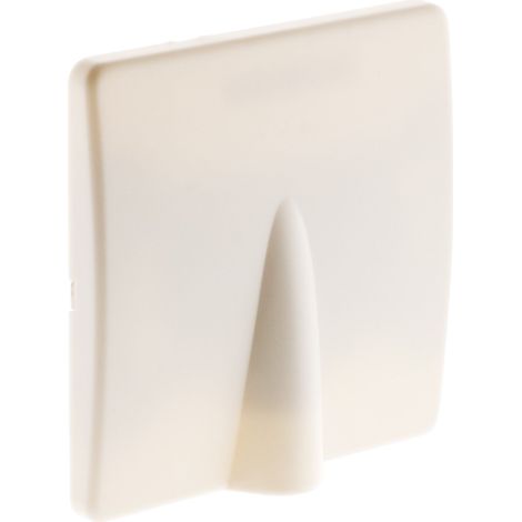 Zenitech – Plaque sortie de câble 16A encastrable – Dimensions 75x75 mm – Installation rapide avec vis et griffes – Normes NF et CE