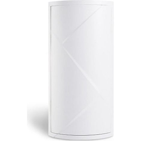 Etagère D'Angle Pivotante 360° - Pour Salle De Bain - Fixation Par Ventouses Et Adhésif - Blanc - 30,5 x 18 x 18 cm - 1 Pièce (1/5)