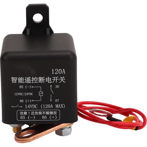 12V 120A Fernbedienung Batterietrennschalter Diebstahlsicherung Batterietrennschalter mit Handsendern (1/5)