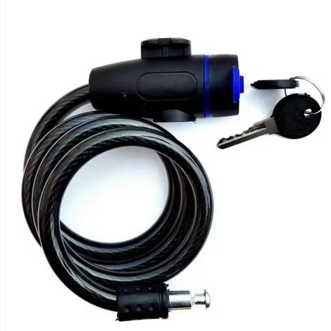 Chaîne antivol robuste pour moto, en métal, avec 2 clés pour une sécurité maximale et un renforcement optimal de votre vélo.-AquaForge (1/5)