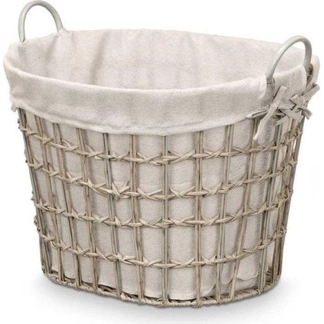 Kipit Cesta trenzada natural 44 x 43 x 50 cm