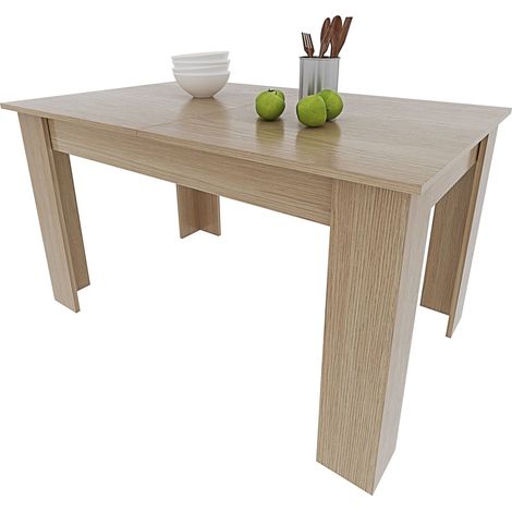 Tavolo da Pranzo Allungabile Fino a 190 cm Toledo Tavolino Consolle Salotto Salone 190 x 78 x 90 cm Colore Rovere (1/5)