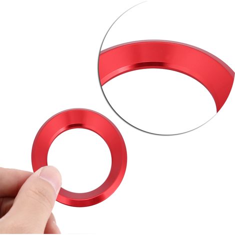 Lenkradzierring für Skoda Octavia A7 A5 Rapid Fabia Superb 2012-2016 Rot (1/5)