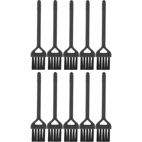 Lot de 10 brosses nettoyage poils nylon pour rasoir électrique et objets - Compatible appareils ménagers, tech et hygiène personnelle (Set nettoyage multifonction)