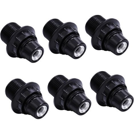 6 Pièces douille d'ampoule ampoule e14 prises électriques prise d'e douille de remplacement porte-lampe autobloquant e vintage le de lampe e14 support de e (1/5)